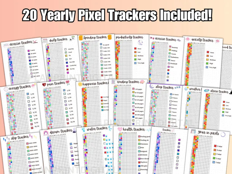 2026 Premade Bullet Journal Bundle | Undated Bullet Journal Pages | Bullet Journal Template | Printable Digital Bullet Journal Kit